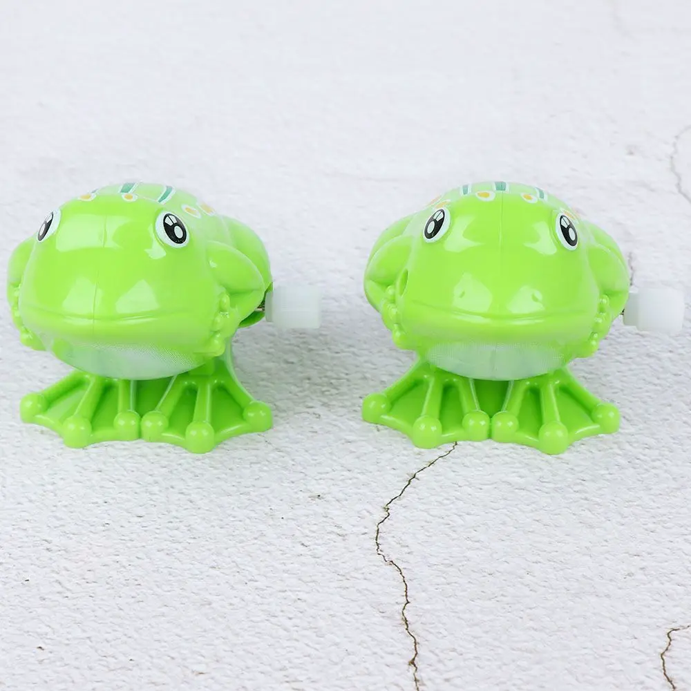 Lovely Plastic for Kids Jumping Frog Clockwork Toy Wind Up Toy Classic Toys