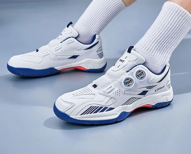 All Seasons Badminton Shoes, Breathable, Non-Slip, Abrasion-Resistant, Men’s and Women’s Professional Training Sneakers, Tenni