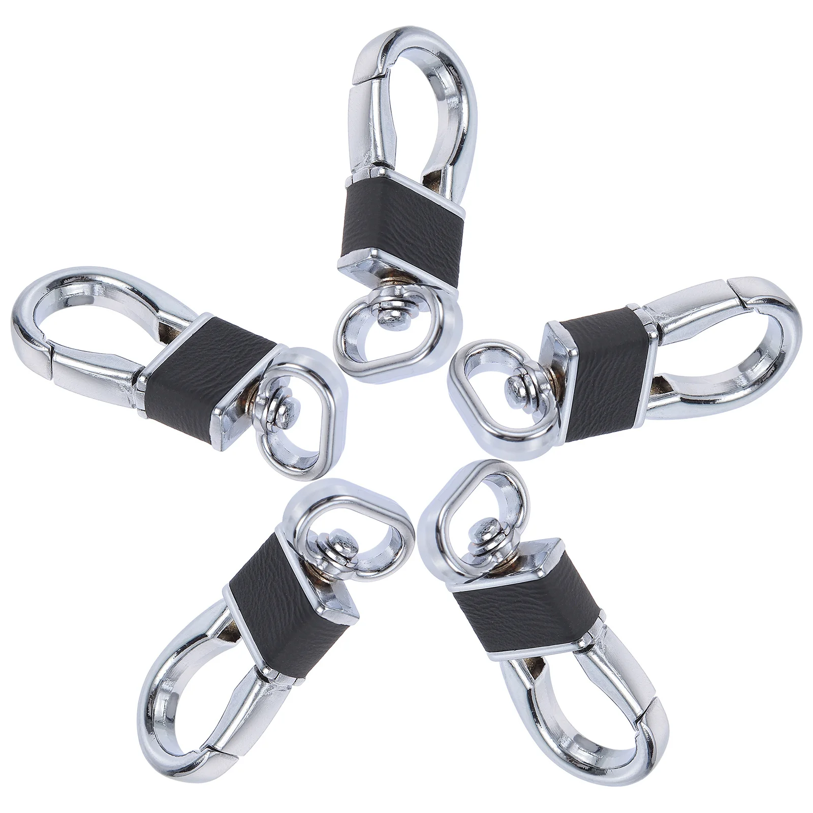 

5Pcs Durable Metal Snap Hook DIY Claw Clasps Key Chain Bag Handbag Replacement Bag Snap Hook Key Ring Clasp