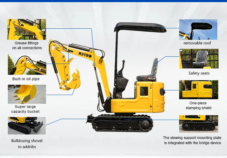 2026 وصول جديد حفارات صغيرة أرخص حفار صغير 1 طن حفارة صغيرة صينية مدمجة للبيع #1