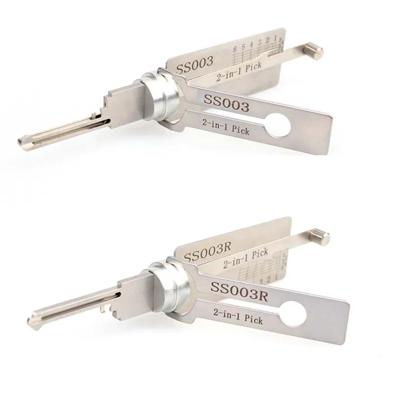 

LISHI SS003 SS003R Prog 2 in 1 Pick Civil ock Used for ISEO 5 Pin 6 Pin ocks Door Open ocksmith Tools