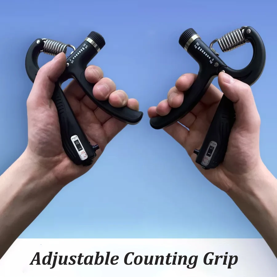 5-60 كجم قابل للتعديل قبضة اليد المدرب قبضة اليد المقوي مع عداد المعصم الساعد وتمارين اليد لبناء العضلات