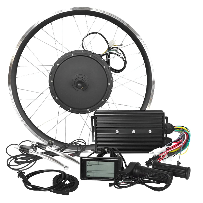 Vendita calda 72v 3000w 5000w 8000w Kit motore per bicicletta elettrica senza spazzole parti di biciclette elettriche Kit di conversione bici