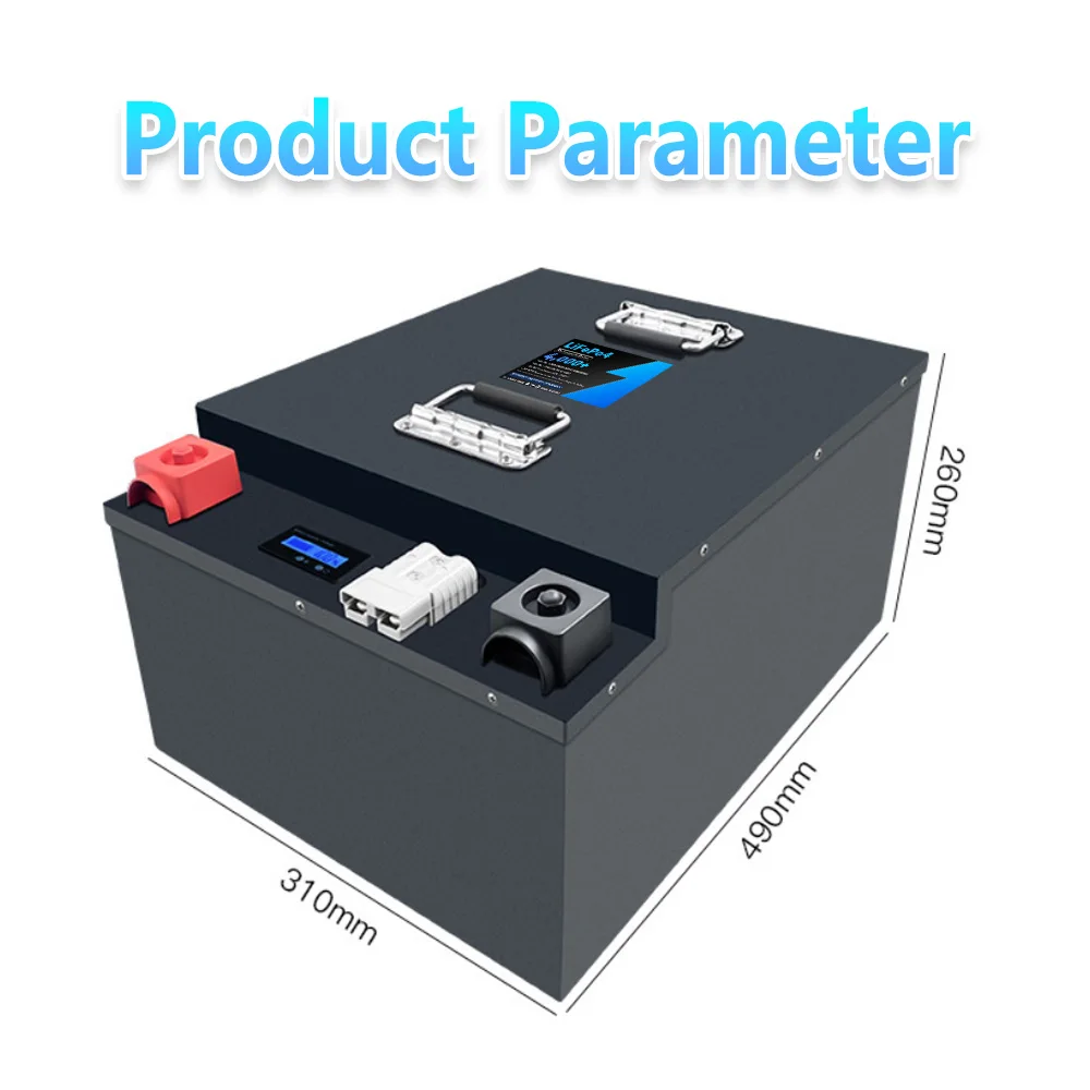 12v 400AH Lifepo4 Lithium Iron Phosphate Battery Pack Built in BMS 200A  Perfect For Rv tour Home energy storage +20A Charger