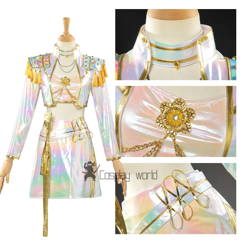 Movie Mira KPop Demon Hunter Cosplay Costume Girl Carnival Party Cosplay Dress Role Play Halloween Clothes for Adult Children