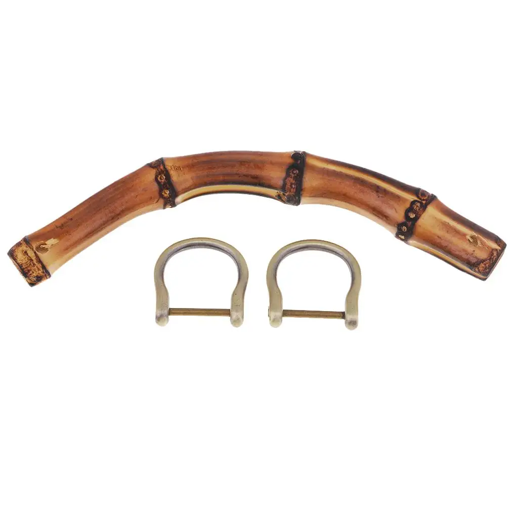 Wooden Bamboo Purse Handle Bag Accessory Sewing Handbag Chain for DIY Gift Making and Shoulder Bags