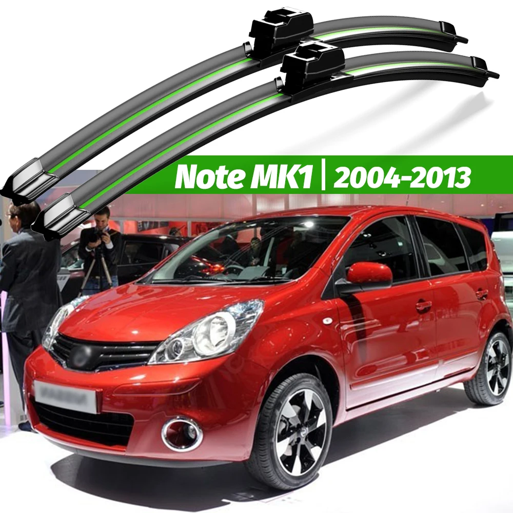 Wiper LHD Front Wiper Blades For Nissan Note MK1 2004 - 2013 2011 2012 Windshield Windscreen Window Brush 24\