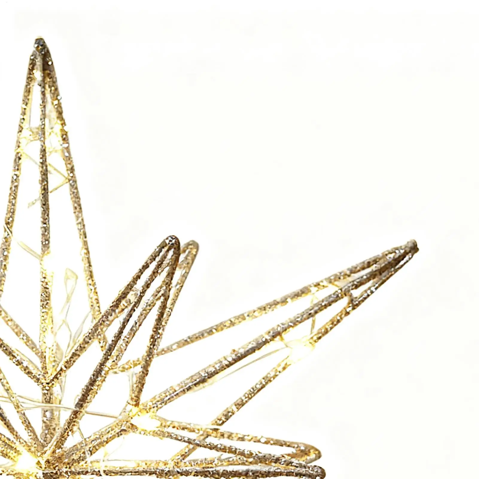 

Светящийся Топпер для елки, блестящая звезда, рождественские елочные украшения, рождественское украшение для домашнего декора, подарок Navidad на Новый год 2026