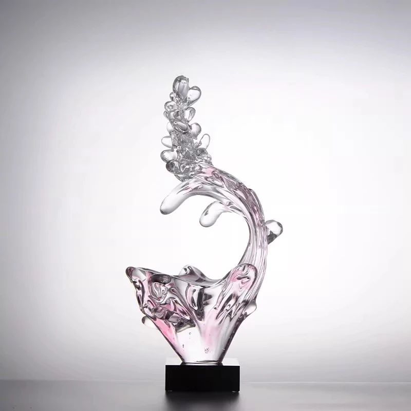Glazed ornaments, light luxury and high-end living room, office entrance housewarming gifts
