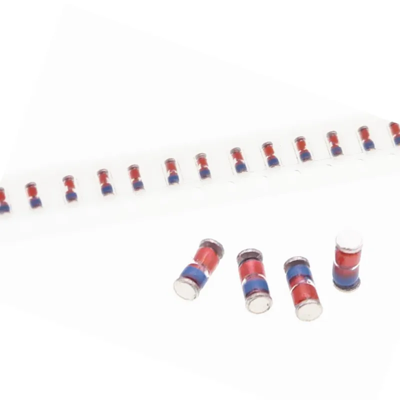 100pcs/lot SMD Switching Diode LL4148 1N4148 glass cylinder 1206 package In Stock