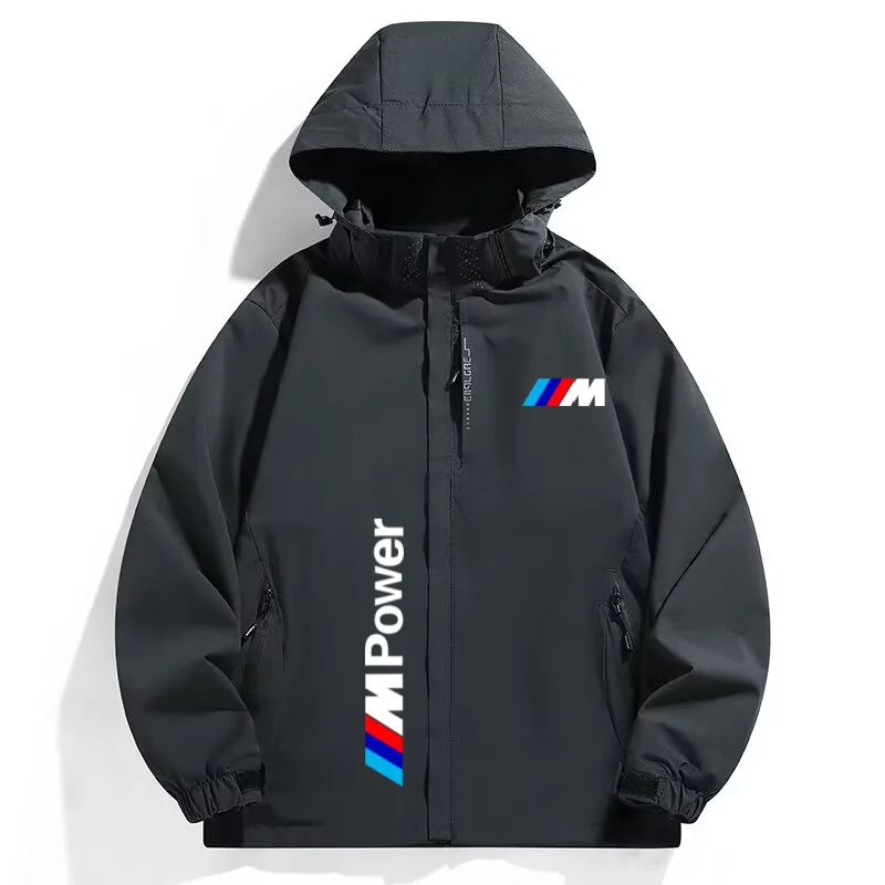 

2025 New BMW Cycling Jacket Fashion Casual Sports Fashion Outer Street Racing Motorcycle BMW Windproof Jacket Jackets for Men