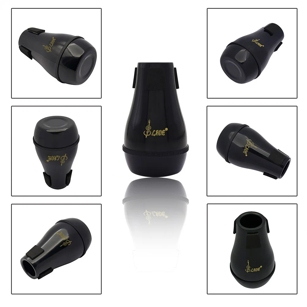 

Trombone Mute French Horn Accessories Case Musical Instrument Plunger Tenor Plastic Muffler Bass