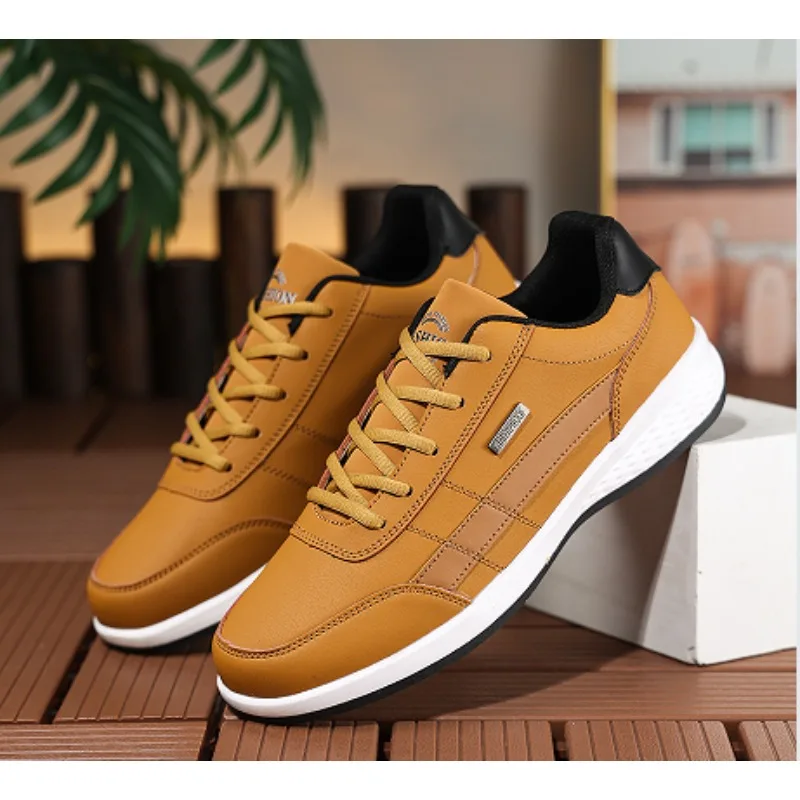 

Brown Men Shoes Big 48 Sneakers Trend Casual Breathable Leisure Male Sneakers Non Slip Footwear Vulcanized Walking Shoes Hombre