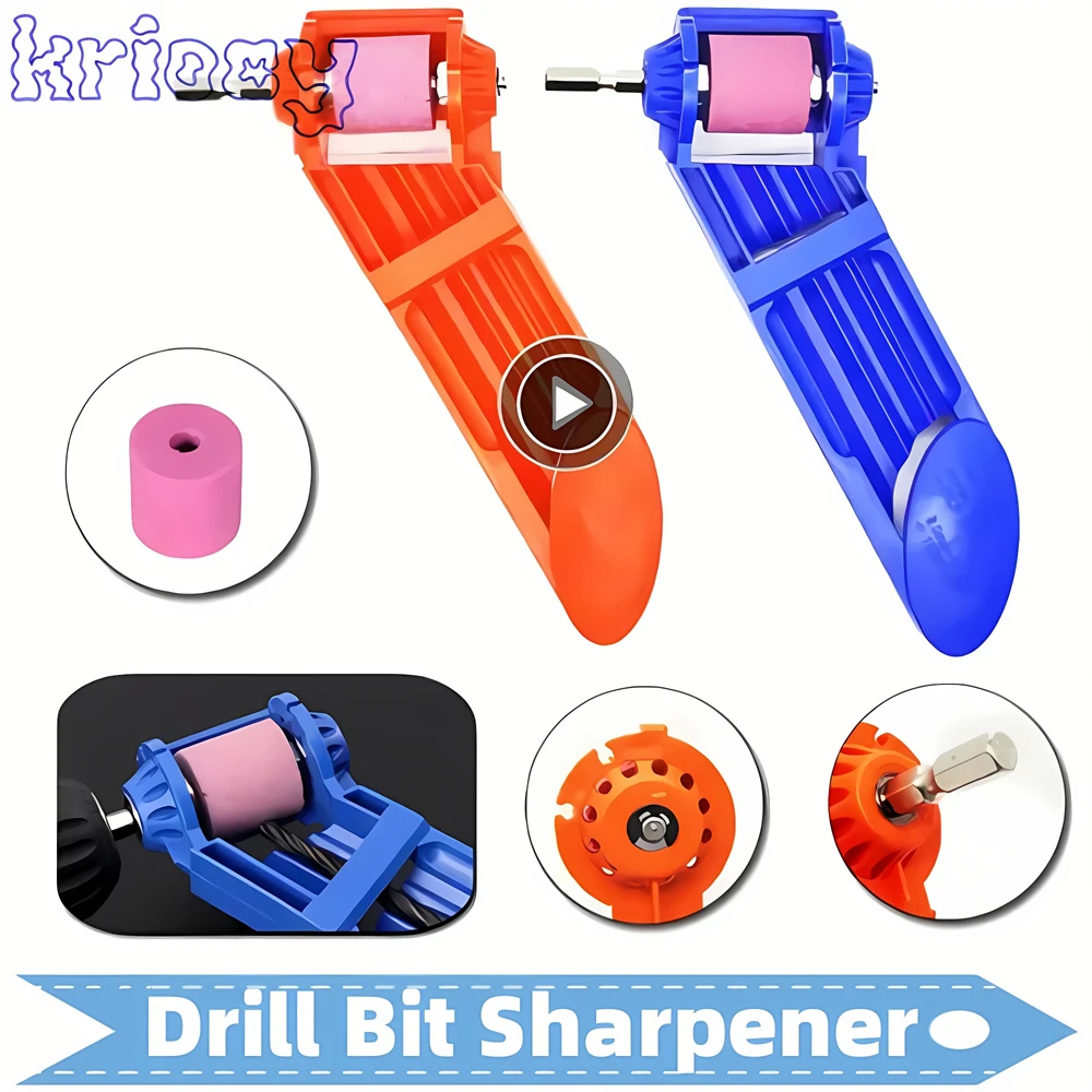 

Portable Drill Bit Sharpener Corundum Grinding Wheel Drill Bit Sharpener Titanium Drill Powered Tool Parts Grinder Tools
