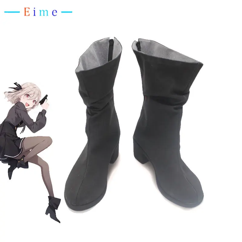 Anime Spy Room Lily Hanazono Cosplay Shoes PU Leather Shoes Halloween Carnival Boots Cosplay Prop Custom Made