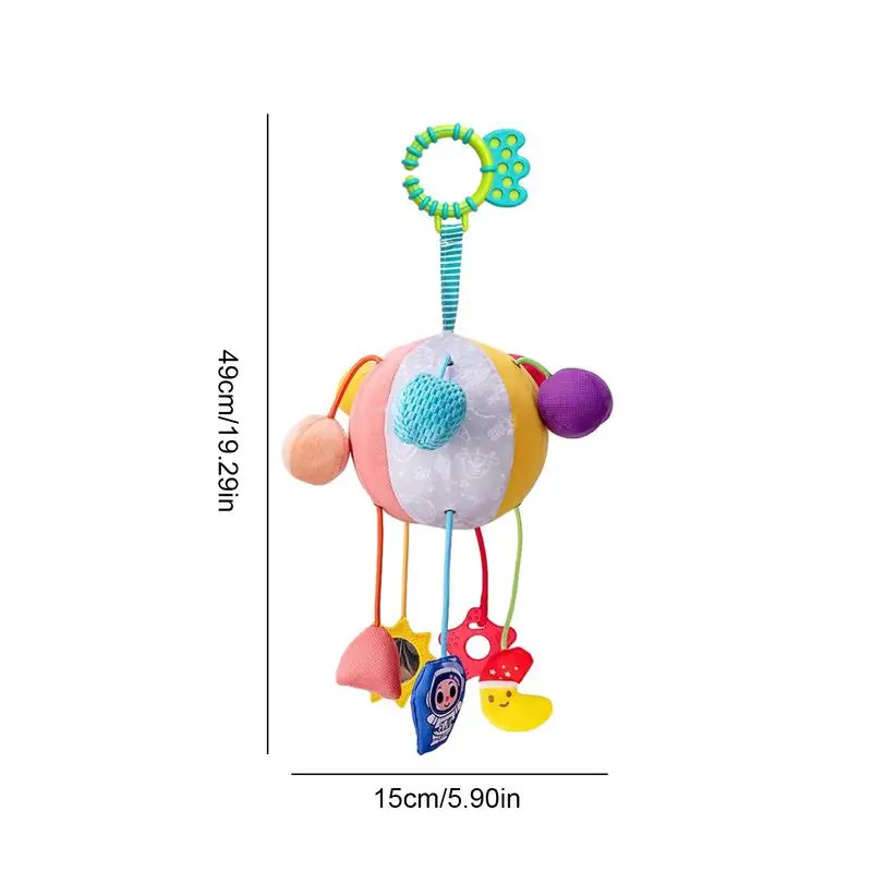 子供用の回転式ベビーカー,カーシート用のおもちゃ,感覚的な引っ張り,面白いベビーベッドハンガー