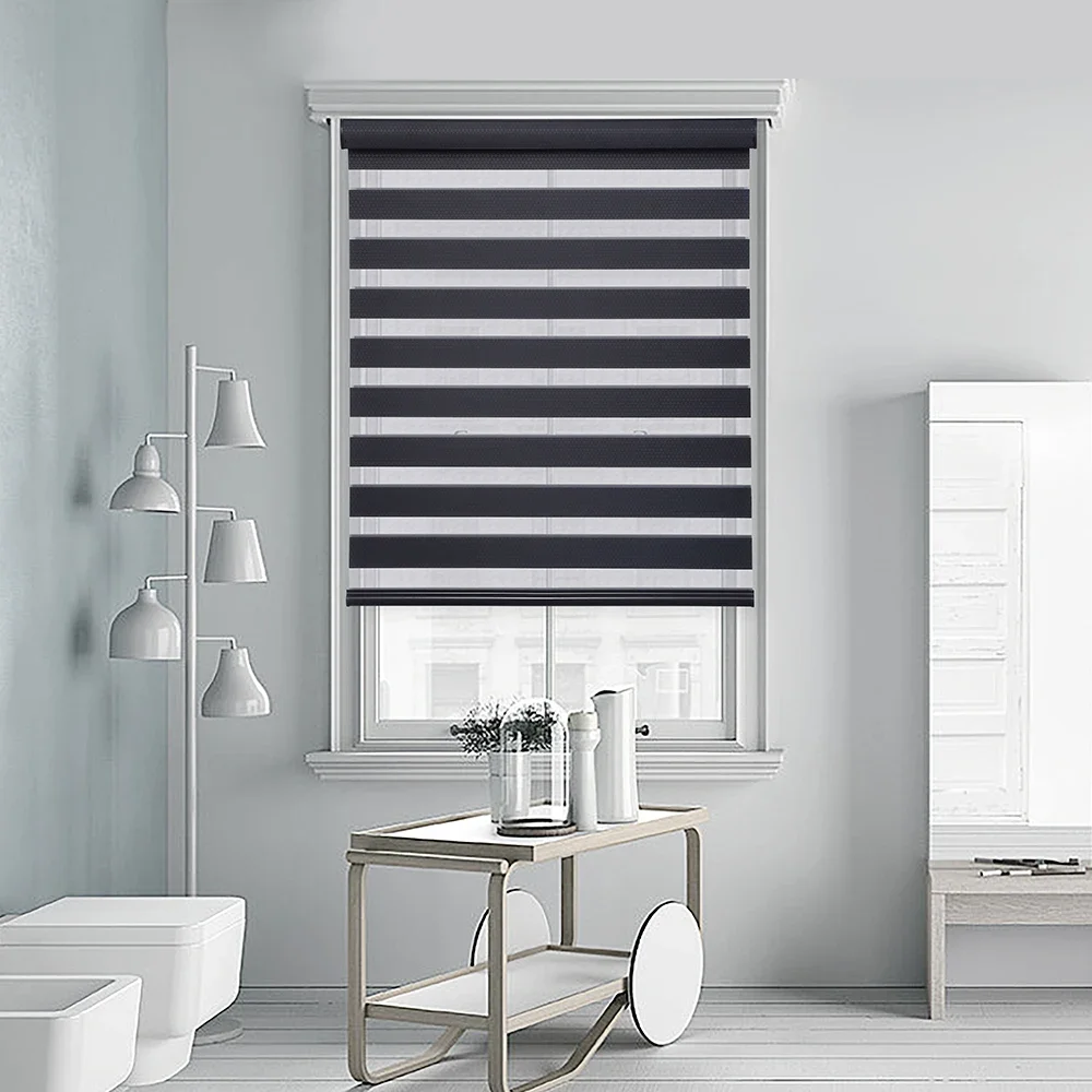 # Hot Customized 4-inch Smart Zebra Blind Polyester Fabric Intelligent Control Visual Shading Zebra Blind