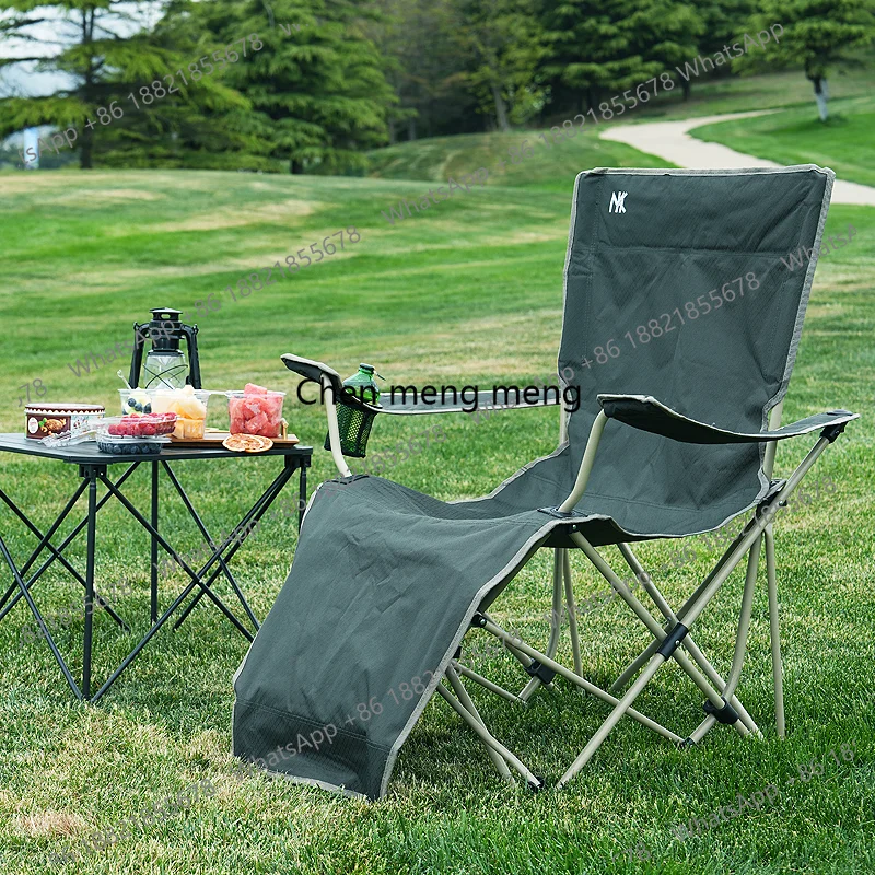 

Armrest Footrest Folding Chair Camping Storage Fishing Travel Folding Chair Outdoor Garden Sun Loungers Silla Playa Furniture