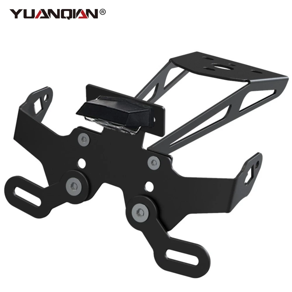 Portamatrículas GroFaTec EVO Set Para Yamaha MT 125 Año 2020-2024 MT-125 Mt125 Portamatrículas Trasero Corto Conversión Trasera Tail Tidy Porta Targa Mt-125