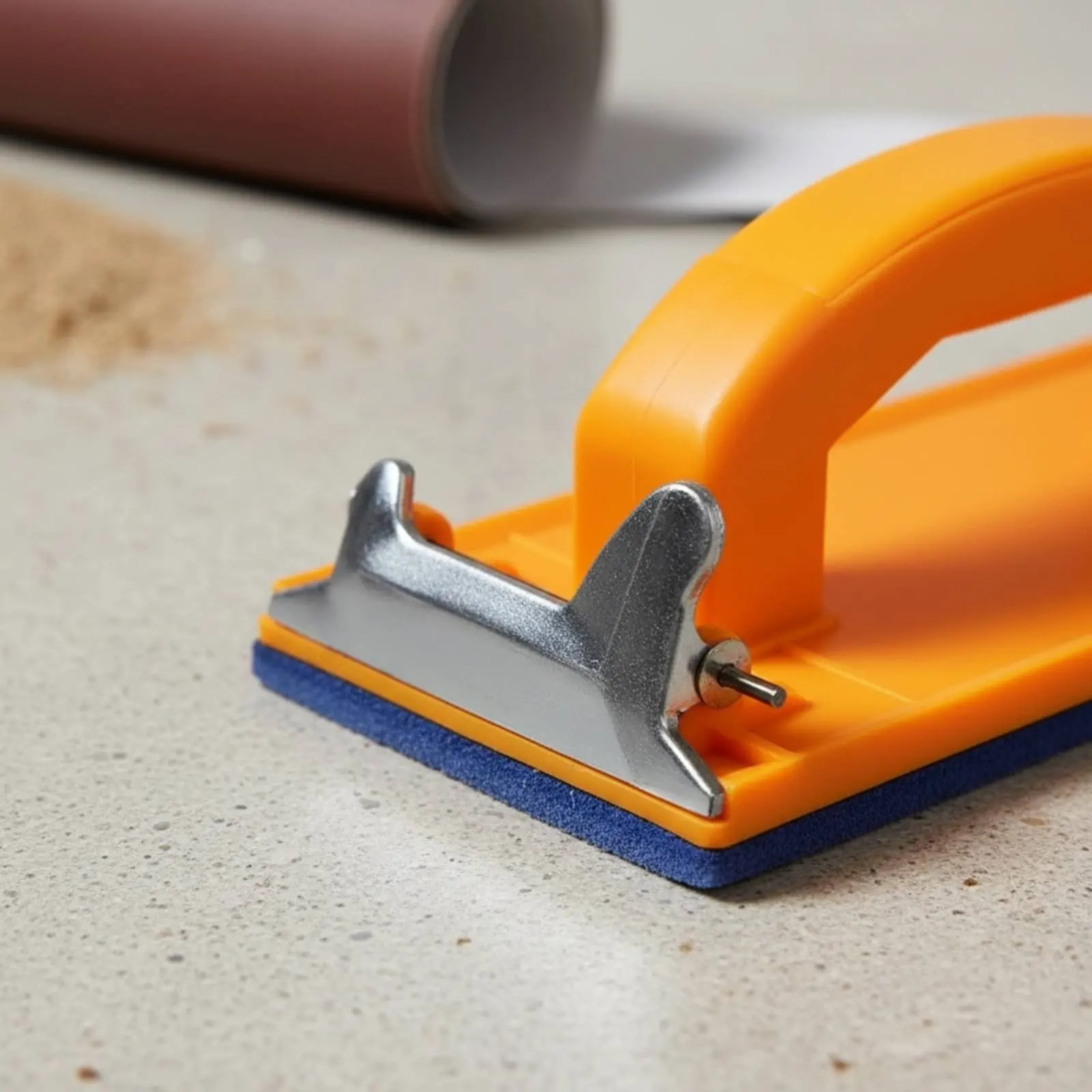 

Шлифовальный блок с ручкой, легкий держатель для шлифовальной бумаги, ручной шлифовальный инструмент, долговечный инструмент для ручной полировки, прочный и надежный.