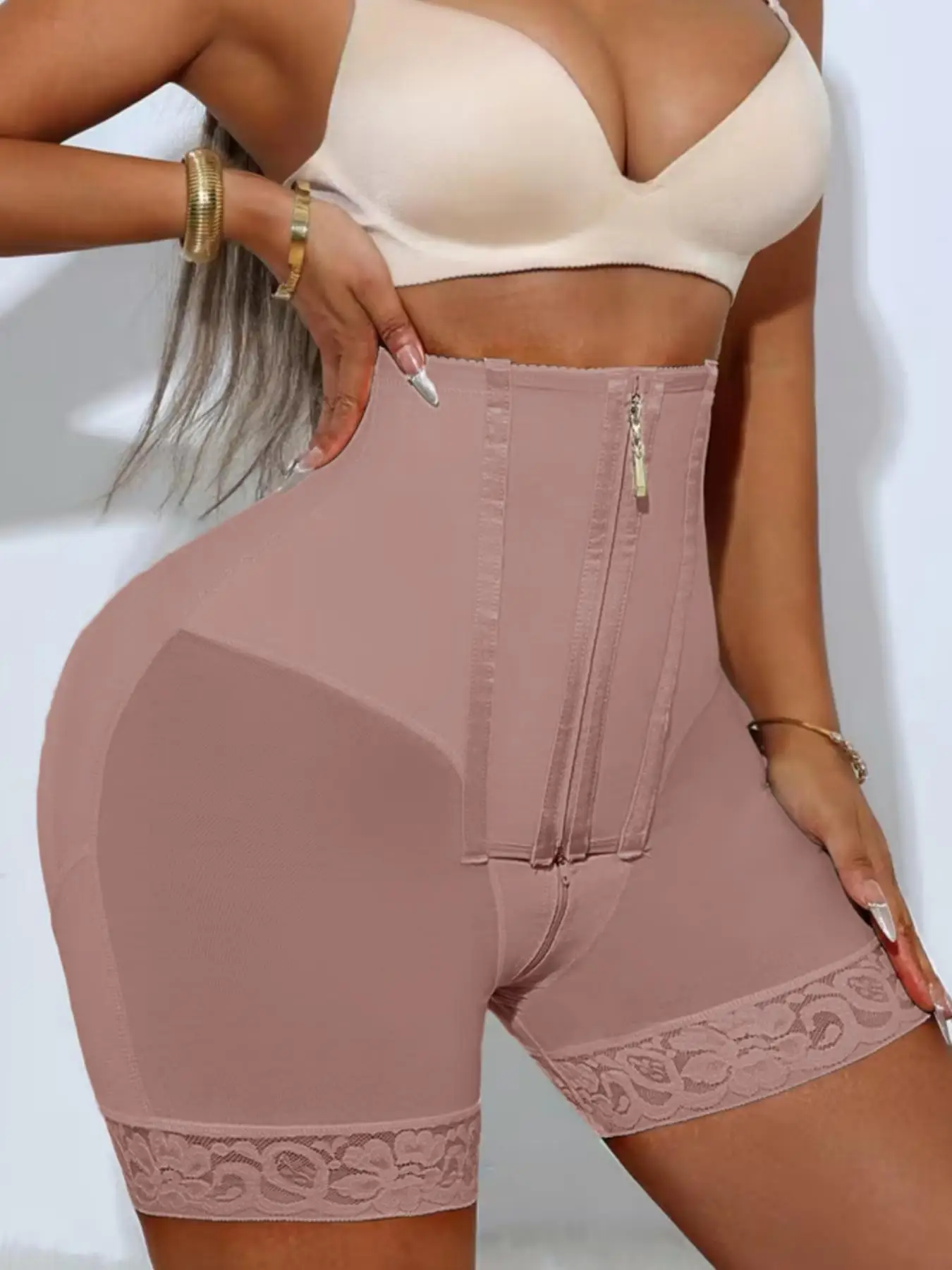 High Compression Fajas Colombianas Shapewear Shorts Tummy Control Butt Lift Slimming Support Body Shaper for Women