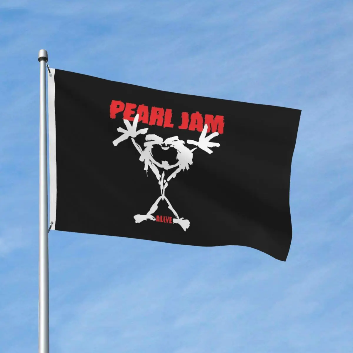 Cool Alive Pearls Jam Flag Outdoor Banner 2 Grommets Music Band Heavy Metal Decoration Double Sided 2x3 3x5 4x6 FT Flags