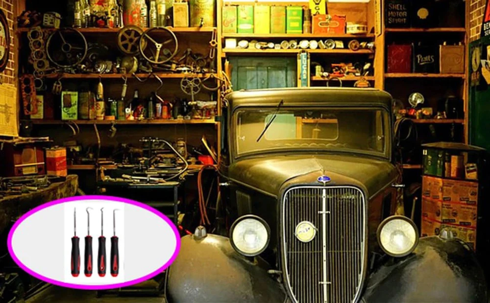 4Pcs Auto Öl Dichtung Schraubendreher Set Auto Auto Öl Dichtung O-Ring Dichtung Dichtung Pick Puller Remover Pick Haken werkzeuge Auto Reparatur Werkzeuge – Detail 16