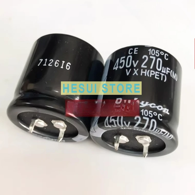 Ruby RUBYCON Imported Electrolytic Capacitor 450V270UF 30X30 VXH Long Life Can Replace 420V