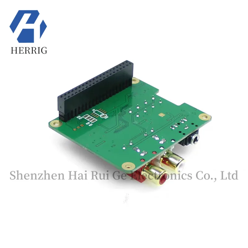 Suitable for Raspberry Pi 3B/4B HIFI DAC audio expansion board, audiophile-level decoder audio playback module