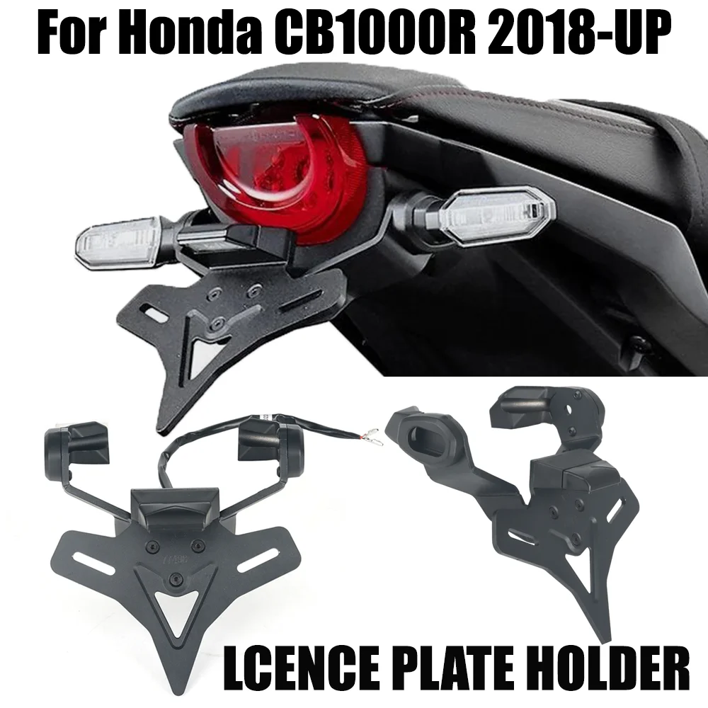 For Honda CB1000R CB 1000R CB 1000 R 2018-2024 2023 Motorcycle Rear Short Tail Stock License Plate Holder Tailstock Bracket Kit