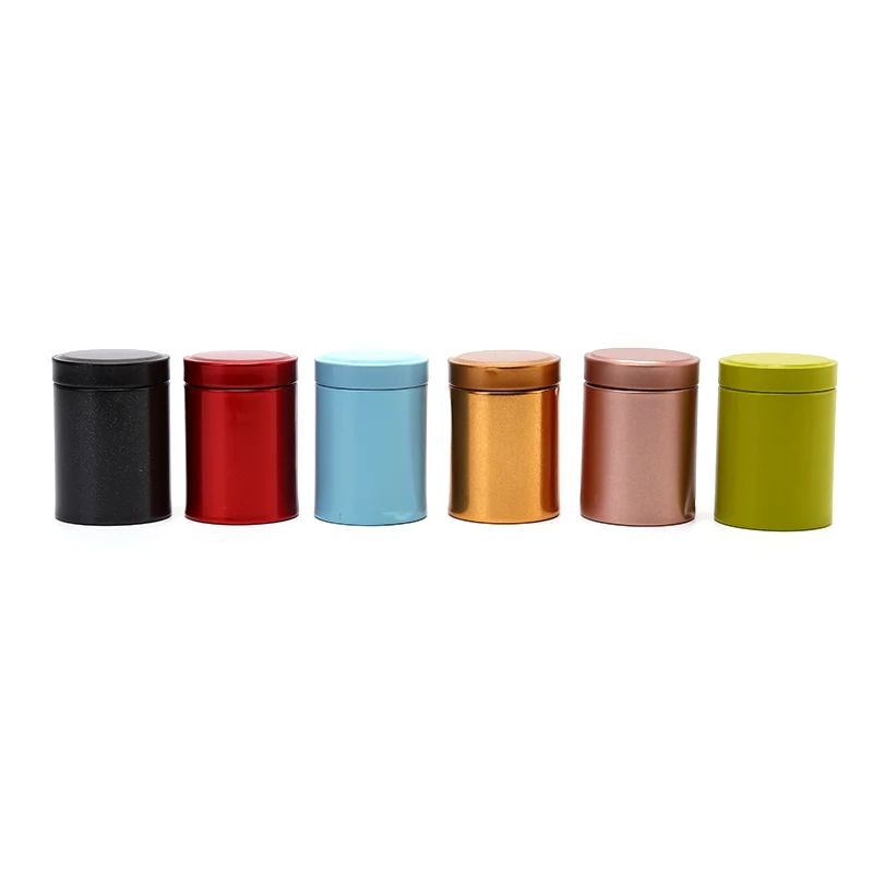 Aluminum Storage Coffee Cans Tea Leaves Container Portable Organizer