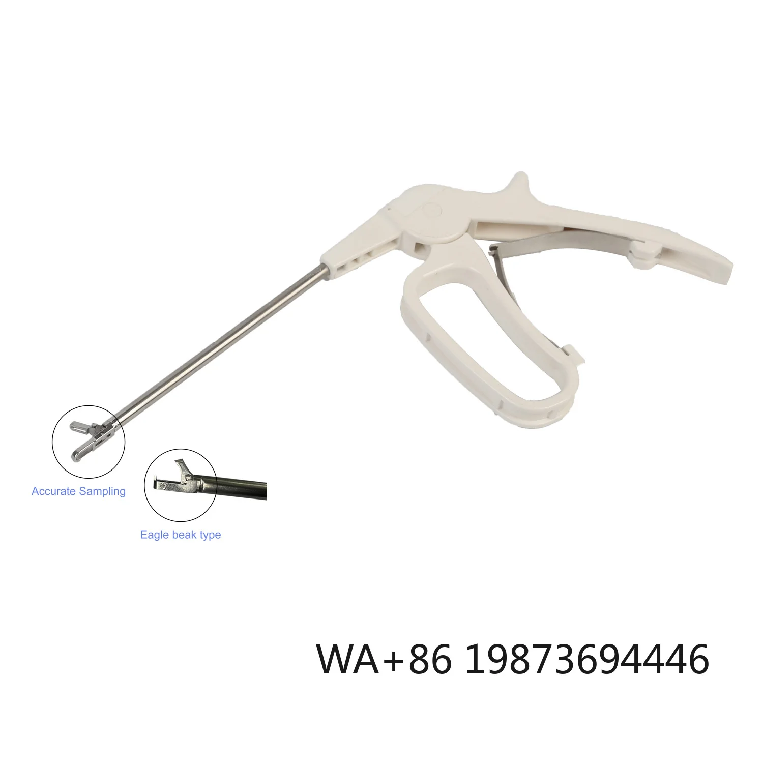 Disposable Gynecological  Forceps, sterile single use manual instrument for cervical  sampling and gynecological examination
