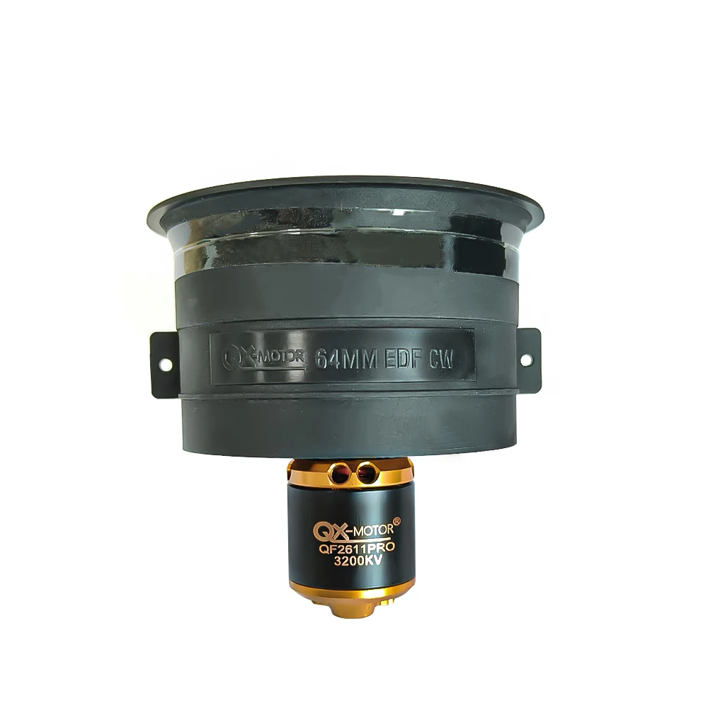 QX-MOTOR QF2611PRO Motore brushless EDF a 5 pale da 64 mm 2900KV/3200KV/4000KV Parti CW/CCW per elicotteri RC/modello di aerei a getto