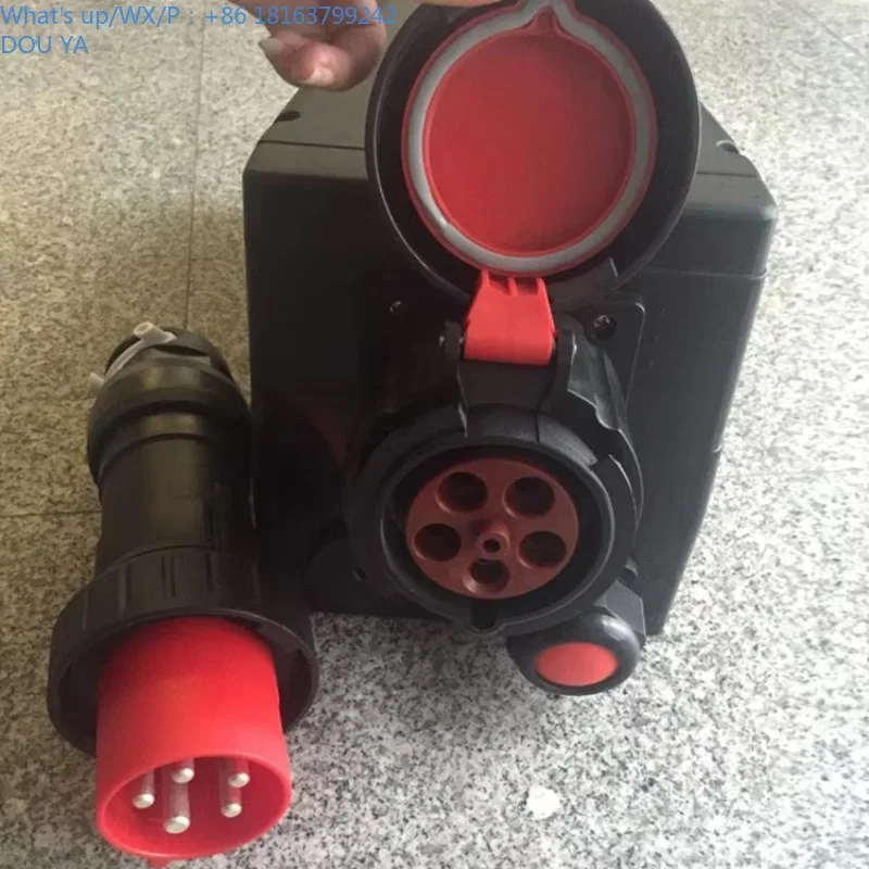 

Industrial PVC Anti-Corr osion Explosion-Proof 5-Pole Plug Dev ice 63A Rated Current