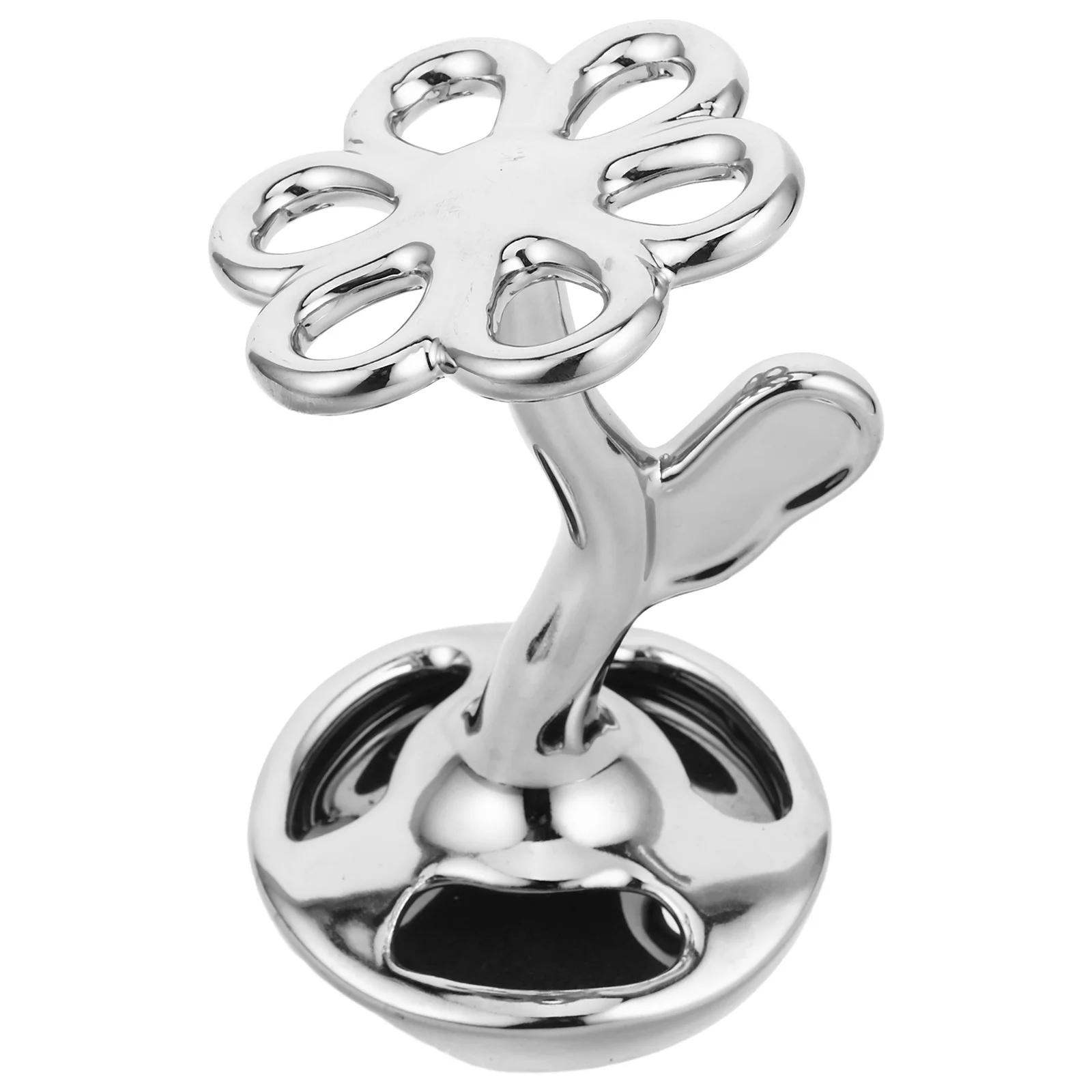 

Floral Ceramic Toothbrush Holder Makeup Brush Organizer Vanity Stand Bathroom Countertop Storage Accessory Elegant Antislip