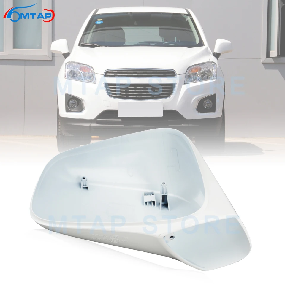 MTAP Rearview Side Mirror Cover For Opel Mokka X For Chevrolet Trax For Buick Encore 2012-2018 Car Door Wing Mirror Housing Cap