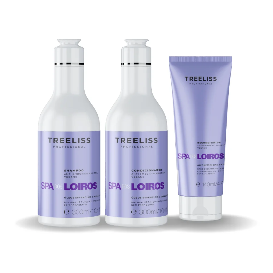 Bloniros' Spa Rebuilder, shampoo and conditioner Kit