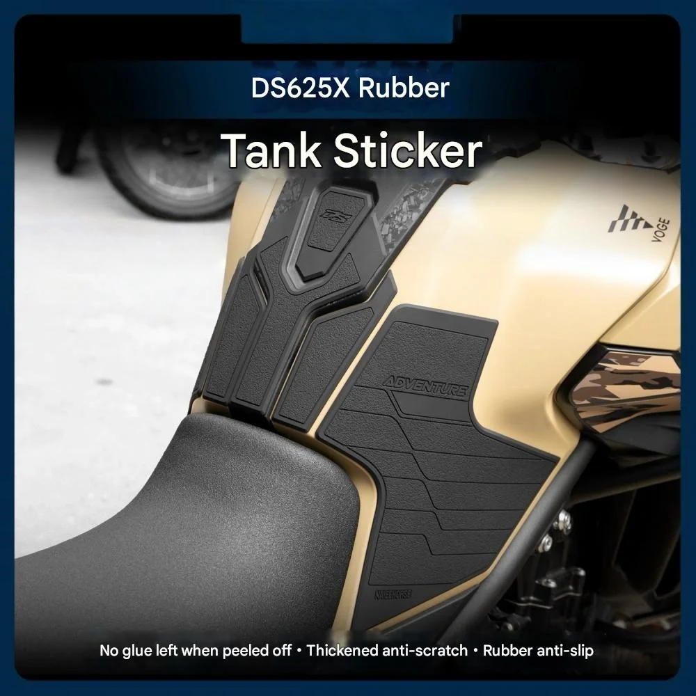 Untuk VOGE DS625X DSX625 Stiker Tangki Bahan Bakar Tebal Sepeda Motor Bagian Modifikasi Stiker Pelindung Anti Selip Tahan Air