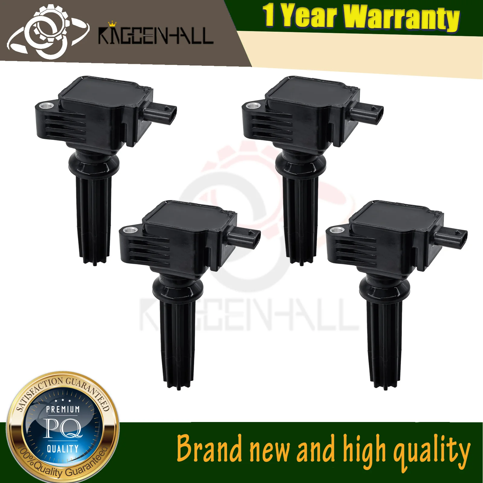 

4pcs Ignition Coils Compatible withFORD FOCUS III S-MAX JAGUAR XE XF Ford EcoSport Edge 2.0L Explorer 2.3L 3.5L CM5Z12029A UF670