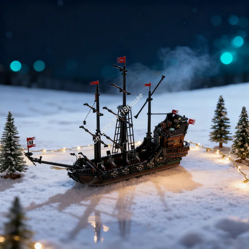 

1411pcs MOC The Horrid Mermaid Piratesed Model Building Toys Blocks Architecture Assemble Creative Christmas Gift Brick Kids