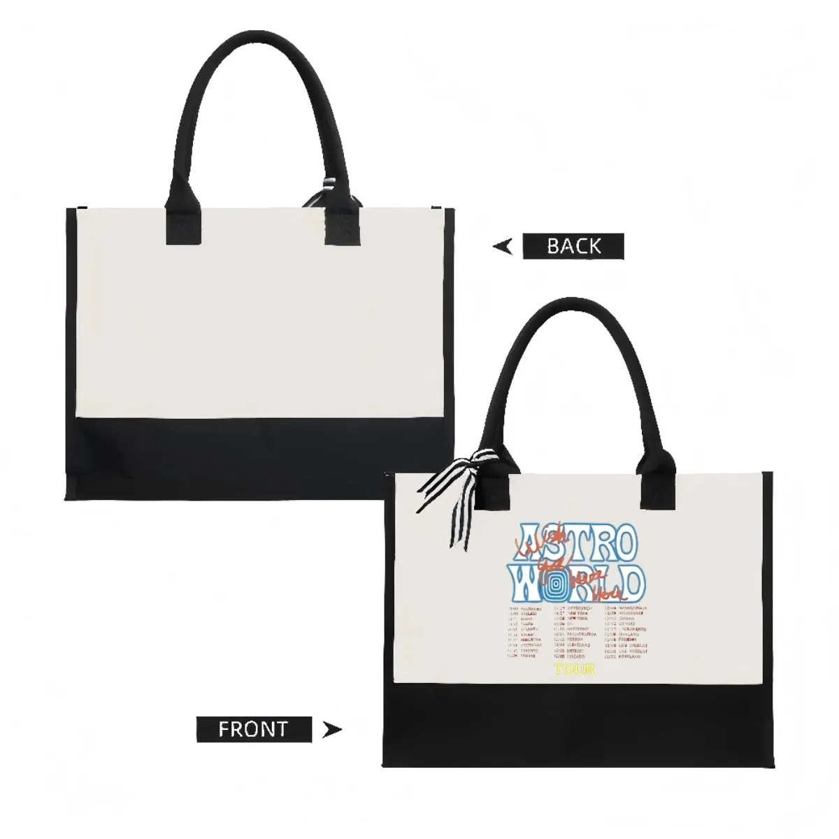 ترافيس 'No Byders 2026 وصول جديد موضة عملية واسعة قابلة لإعادة الاستخدام حمل حقيبة نمط طباعة 2 لهجة الثقيلة #2