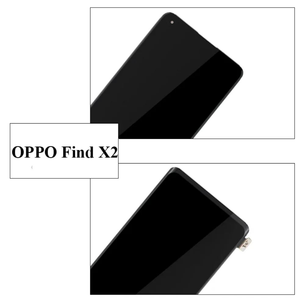 6.7 inches OLED For OPPO Find X2 / Find X2 Pro LCD Display Screen +Touch Panel Screen Digitizer For OPPO X2 X2pro CPH2025 screen