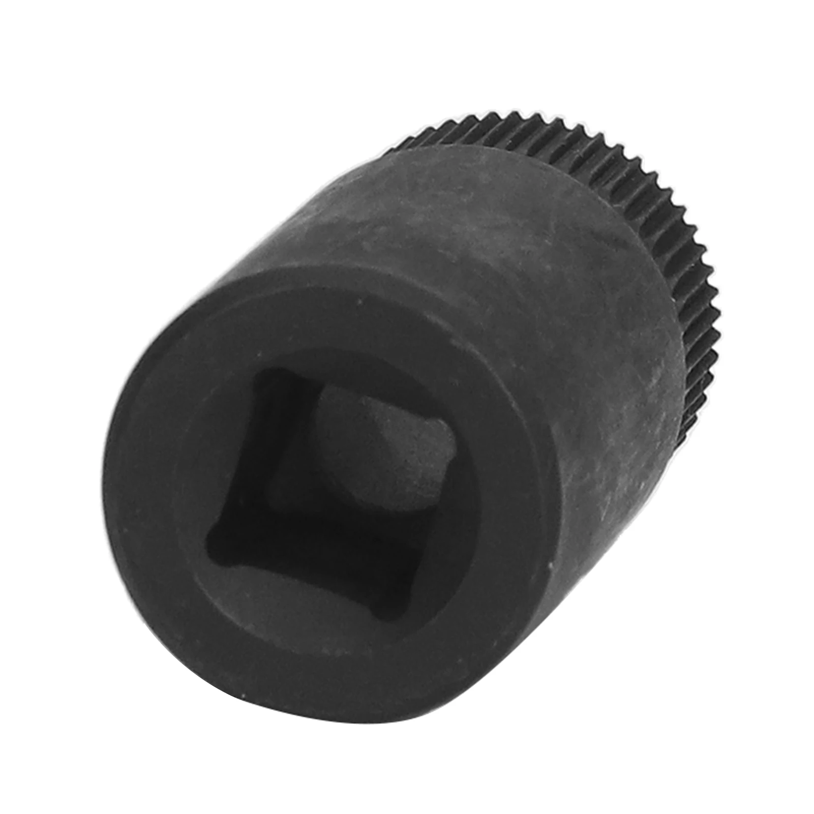 Black Spline Socket 58 Teeth 1/2in Drive Sleeve Tools Replacement for Mercedes‑Benz Front Chamber Spline Sleeve Spline Socket