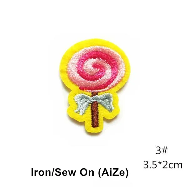 10 Pcs Fruit Cake Embroidered Patch Iron On Sew On Jeans Coat T-shirt Bag Shoe Hat Decor Repair Motif Emblem DIY Accessory view 4