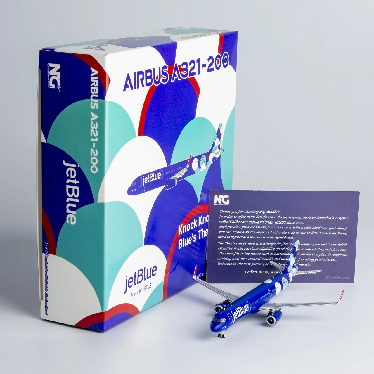 13107 Alloy Collectible Plane Gift NG Model 1:400 JetBlue Airways Airbus A321-200 Diecast Aircraft Jet Model N957JB