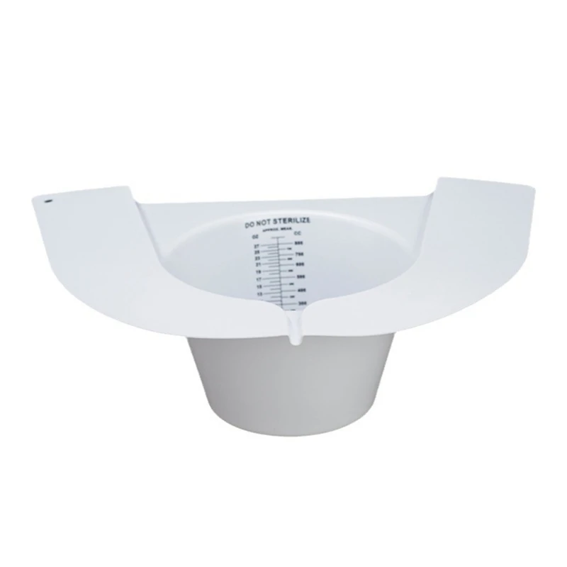 10 stks Eenvoudige Giet Urine Verzamelhoed Monsters Cups Urine Collector hoed met Meetschaal set voor Toiletten