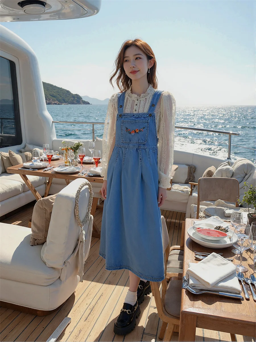 Abito da donna Blu Vestibilità ampia Casual Office Lady Gradiente Ombre Color-Block Colorblock Multi-Color Color Contrast Blocking