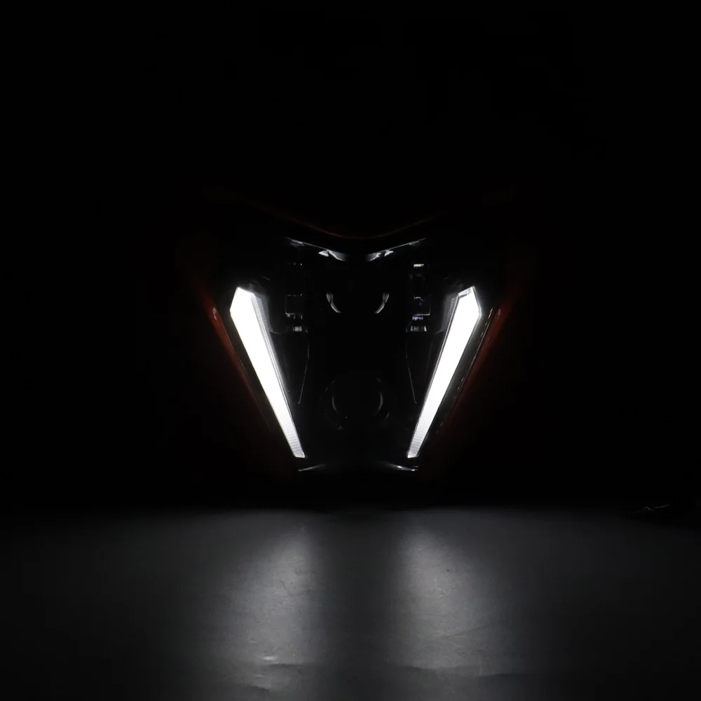 For KTM EXC EXC-F 150 200 250 300 350 400 450 500 XC-W XCF-W XW-F 2024-2026 Headlamp W/ DRL Mask Motorcycle Light Assembly E24 - view 4