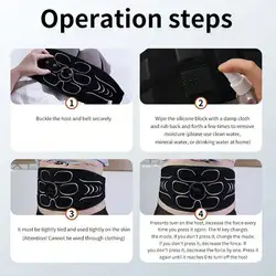 2026EMS Muscle Stimulator, Abdominal Muscle Trainer, Abdominal Shaping Device, Electronic Slimming Belt, Fitness Massage