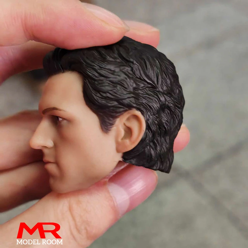 1/6 Skala Tom Holland PVC Kopf Sculpt Männliche Kopf Carving Modell Fit 12'' Soldat Action Figur Körper Puppen